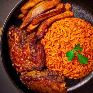 jollof rice and turkey