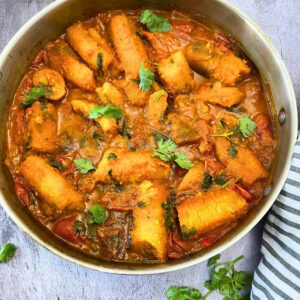 matoke and fish stew