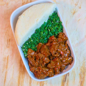 ugali and beef